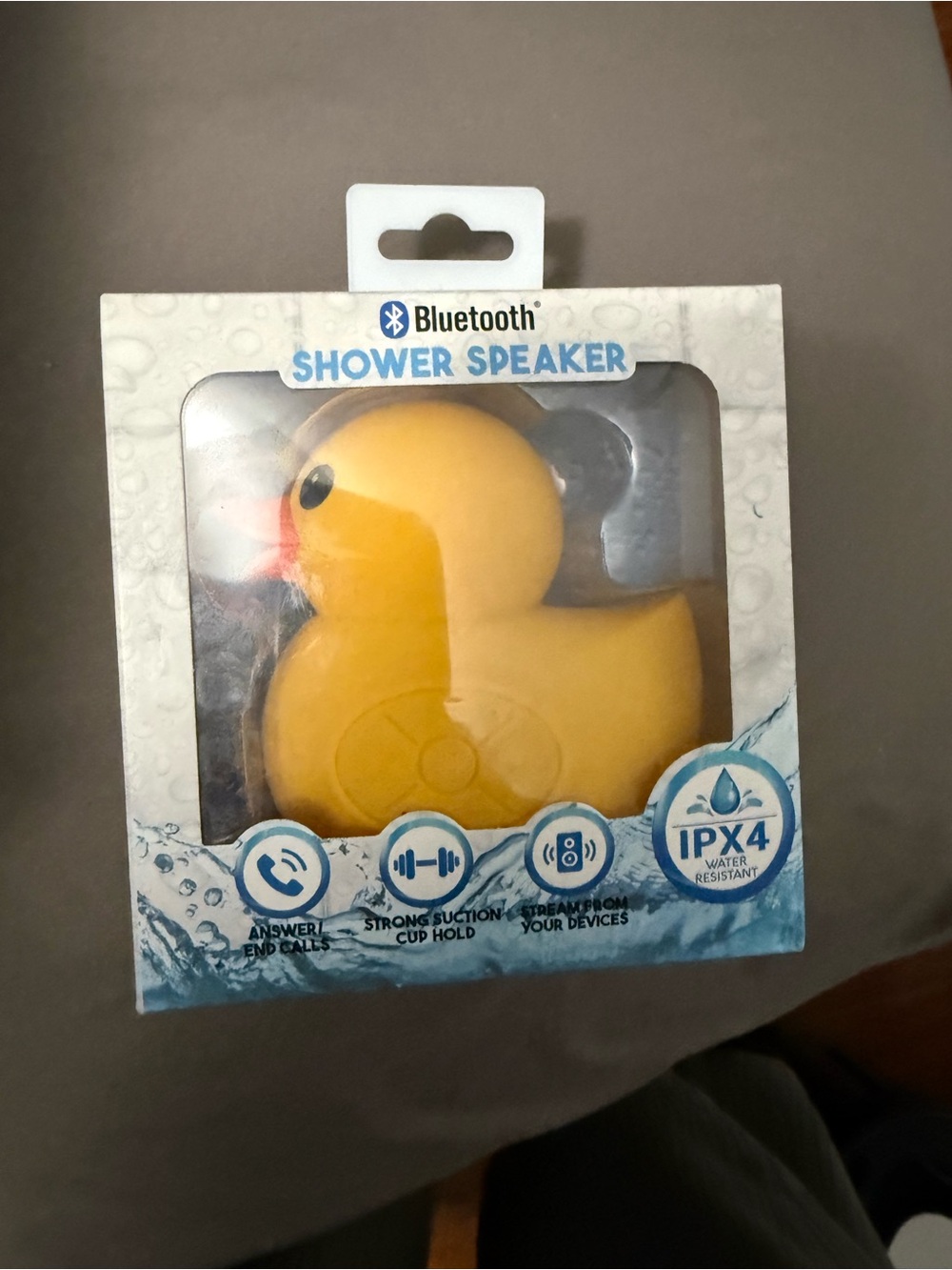 Bluetooth Duck Shower Speaker - Yellow